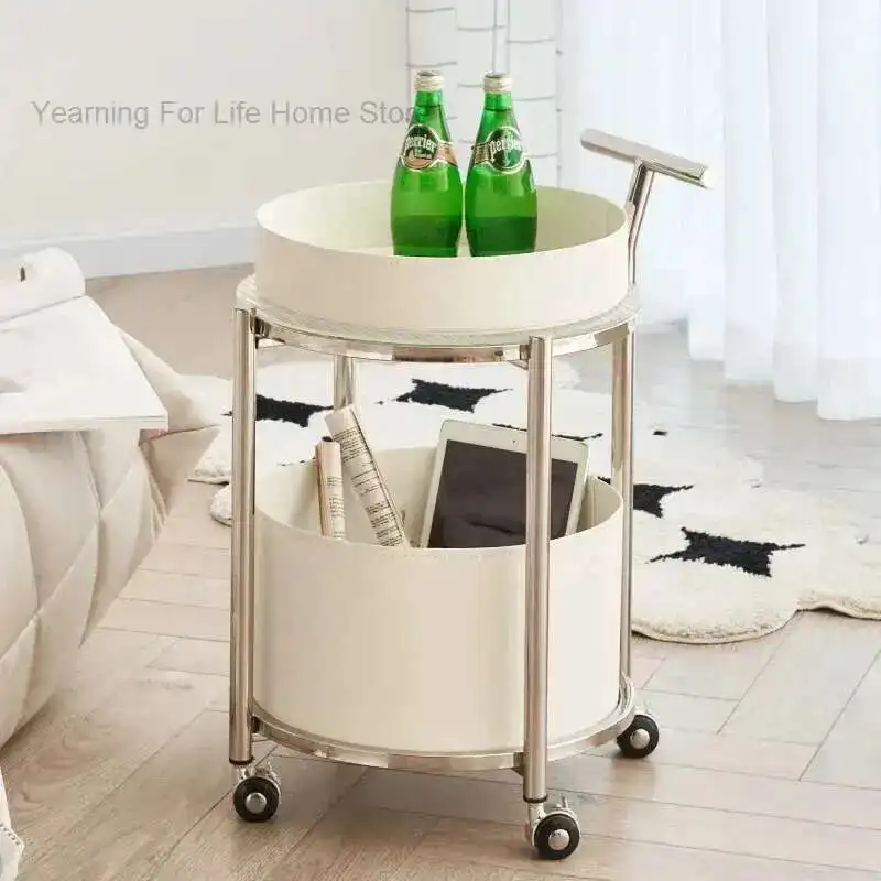 Metal Craft Stainless Steel Living Room Sofa Side Table Coffee Table Balcony Movable Storage Cart Bedroom Storage Bedside Tables
Metal Craft Stainless Steel Living Room Sofa Side Table Coffee Table Balcony Movable Storage Cart Bedroom Storage Bedside Tables