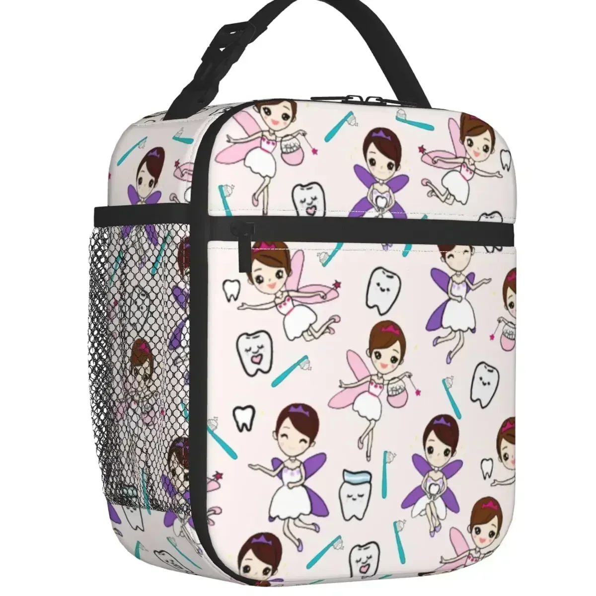 Dental Tooth Fairy Pattern Insulated Lunch Bags for Work School Dentist Teeth Leakproof Thermal Cooler Bento Box Women Kids
Dental Tooth Fairy Pattern Insulated Lunch Bags for Work School Dentist Teeth Leakproof Thermal Cooler Bento Box Women Kids