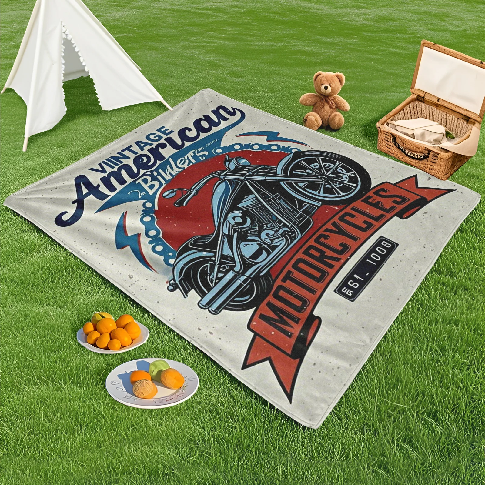 Motorcycle Red Blue Cartoon Outdoor Blanket With Grey White Background For Fun And Stylish Outdoor Adventures
Motorcycle Red Blue Cartoon Outdoor Blanket With Grey White Background For Fun And Stylish Outdoor Adventures