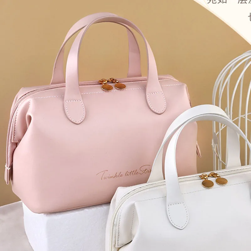 Large-Capacity Travel Cosmetic Bag Portable PU Makeup Pouch Women Waterproof Bathroom Washbag Multifunctional Toiletry Kit
Large-Capacity Travel Cosmetic Bag Portable PU Makeup Pouch Women Waterproof Bathroom Washbag Multifunctional Toiletry Kit