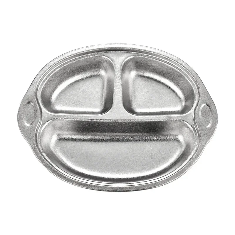 Pure titanium children's plate grid baby plate cartoon, household
Pure titanium children's plate grid baby plate cartoon, household