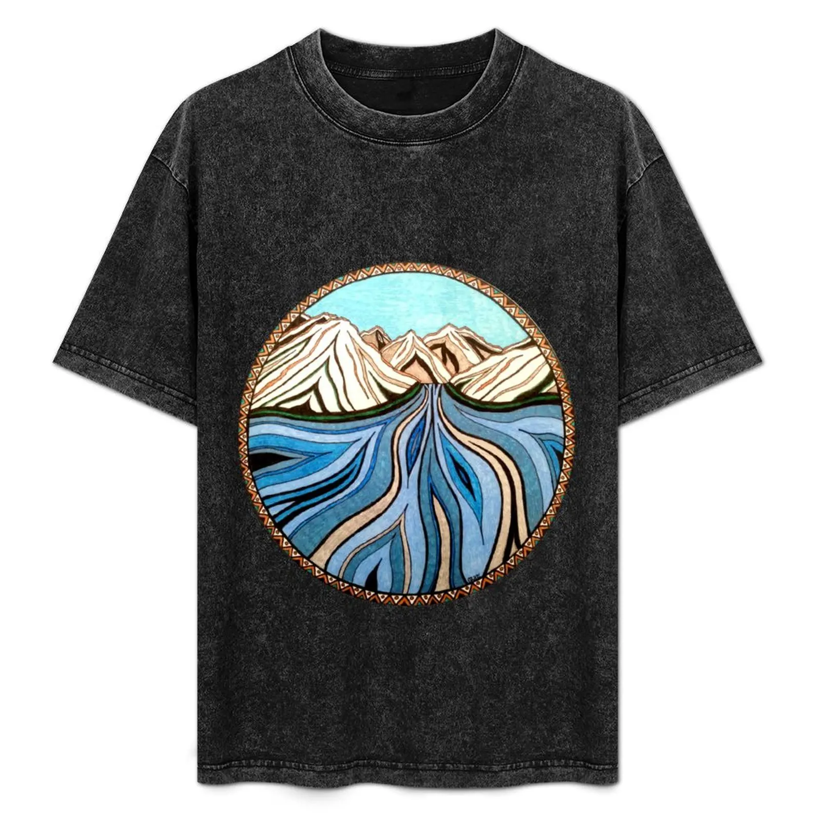 Glacial River T-Shirt Creative Graphic Tee Shirt
Glacial River T-Shirt Creative Graphic Tee Shirt