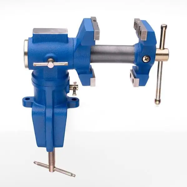 Multi-Position Cast Iron Bench Vise with Rotating Jaws and Anvil for Woodworking and Metal Work
Multi-Position Cast Iron Bench Vise with Rotating Jaws and Anvil for Woodworking and Metal Work