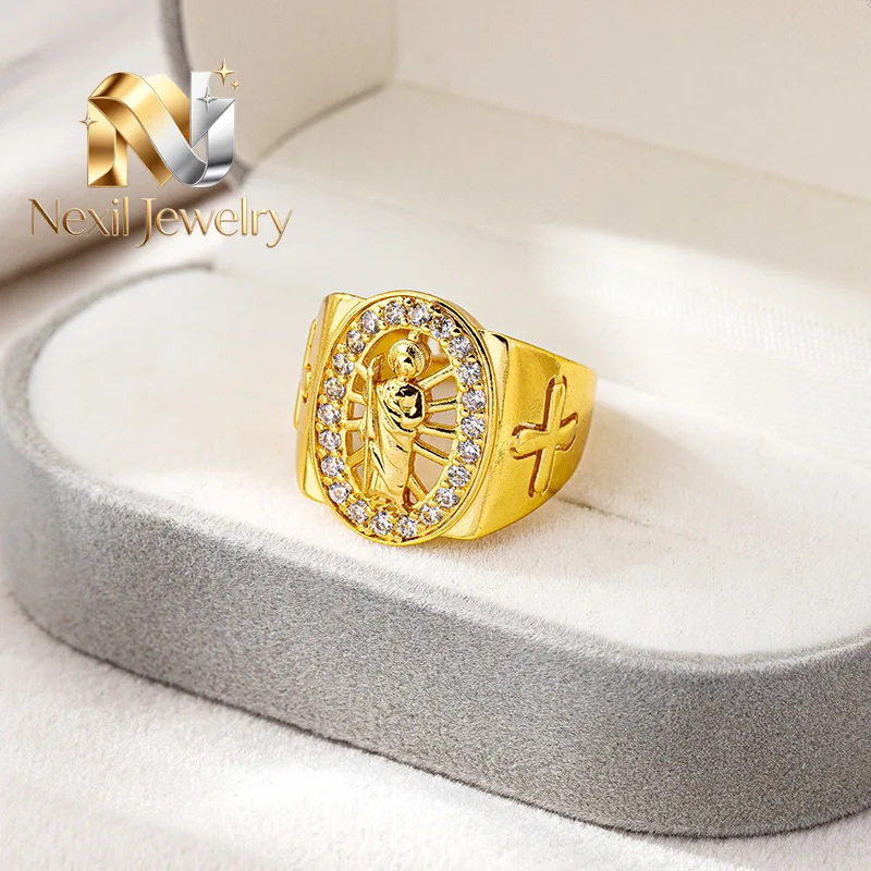 Nexil Jewelry Luxury 24K 9999 Pure Gold real gold Women's Virgin Mary Opening Ring
Nexil Jewelry Luxury 24K 9999 Pure Gold real gold Women's Virgin Mary Opening Ring