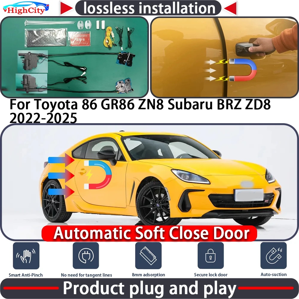 Electric Closing Door Lock Actuator for Toyota 86 GR86 ZN8 Subaru BRZ ZD8 2022-2025Soft Close Power Latch System Auto Pull
Electric Closing Door Lock Actuator for Toyota 86 GR86 ZN8 Subaru BRZ ZD8 2022-2025Soft Close Power Latch System Auto Pull