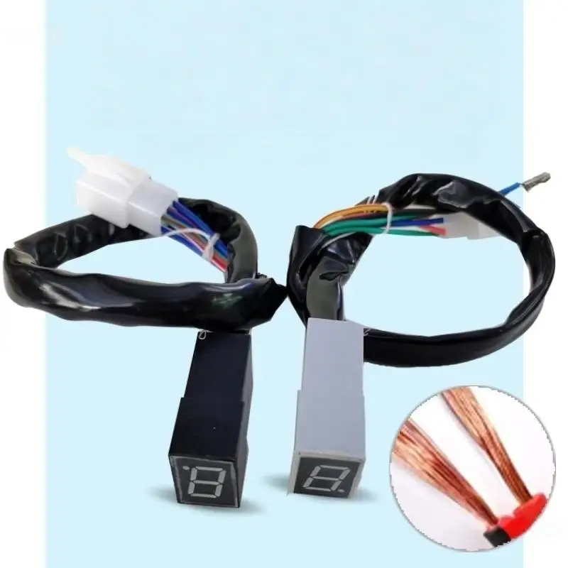 1Pcs Motorcycle Scooter Display Shift Lever Sensor 4/5 Gears LED Digital Gear Indicator For 100cc 110cc 125cc 150cc 200cc
1Pcs Motorcycle Scooter Display Shift Lever Sensor 4/5 Gears LED Digital Gear Indicator For 100cc 110cc 125cc 150cc 200cc