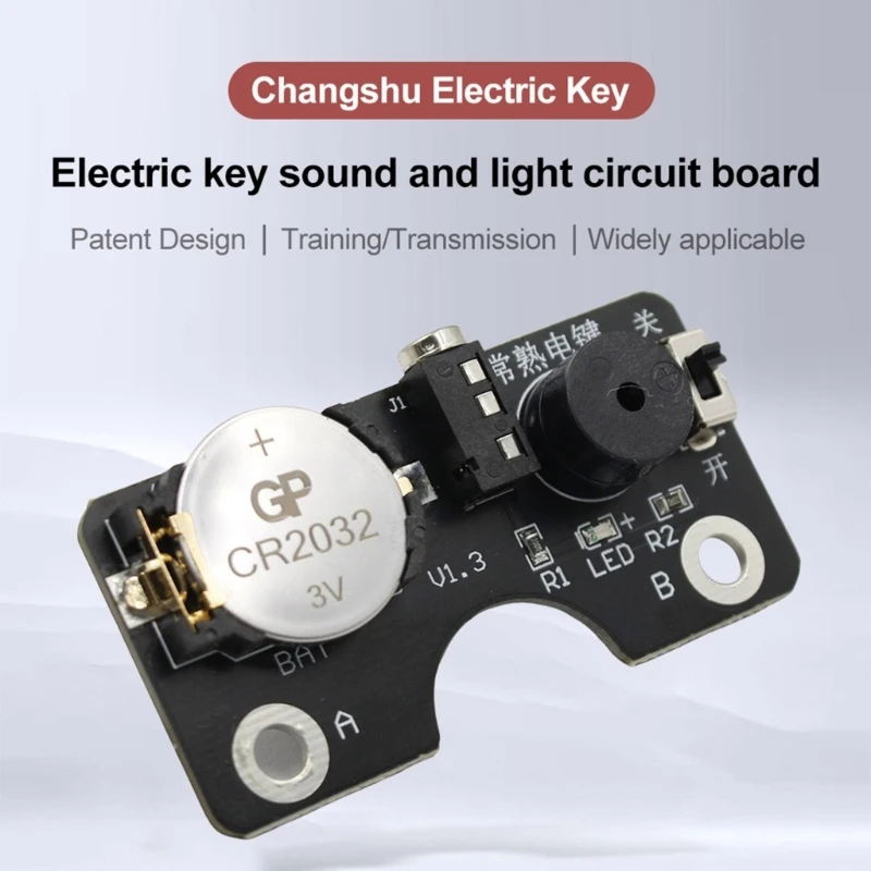 Compact CW Practice Board Morse Key Trainer Telegraph Trainer With Sound And Light Feedback For Easy Morse Code Learning
Compact CW Practice Board Morse Key Trainer Telegraph Trainer With Sound And Light Feedback For Easy Morse Code Learning