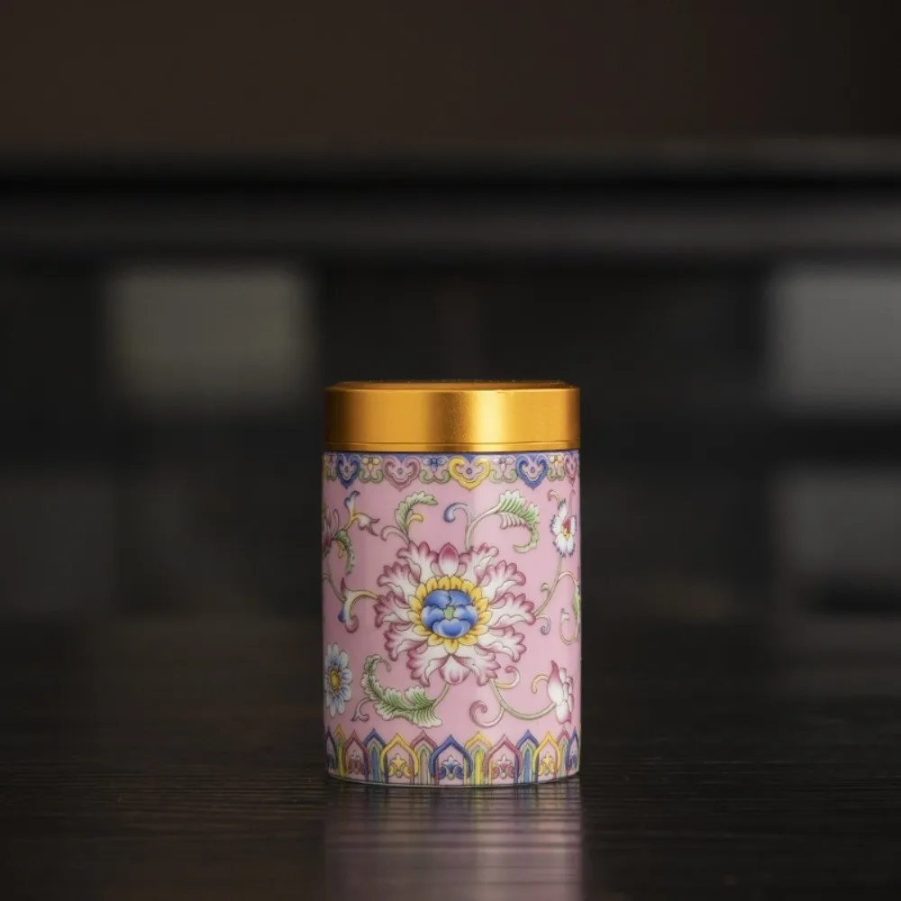 Ceramic Empty Tea Tin Can Mini Flower Tea Packaging Box Portable Chinese Style Green Tea Canister Tea-leaves Packaging
Ceramic Empty Tea Tin Can Mini Flower Tea Packaging Box Portable Chinese Style Green Tea Canister Tea-leaves Packaging