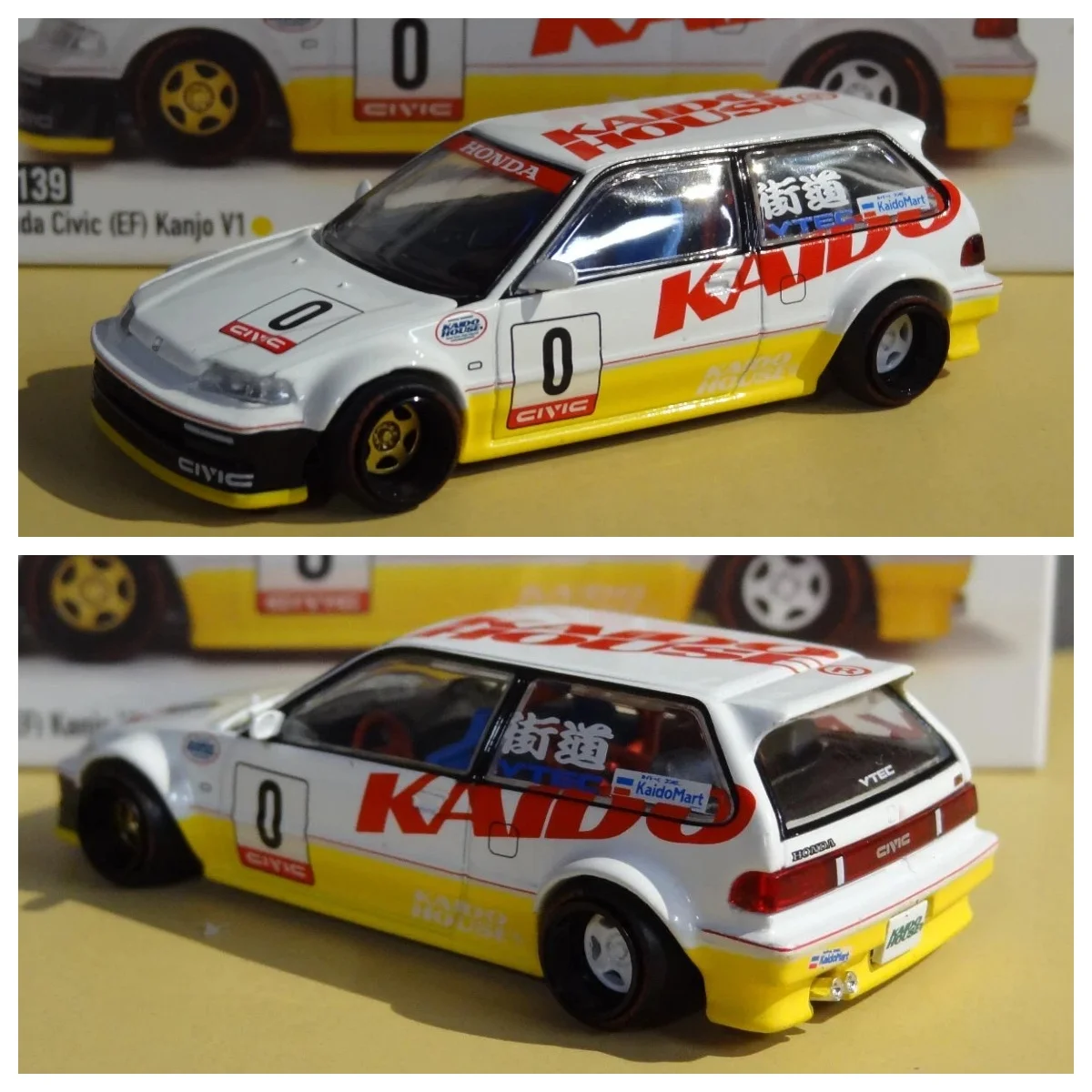 KAIDO HOUSE x MINI GT - CIVIC (EF) KANJO V1 #KHMG139 - FACTORY SEALED Diecast Model Car Alloy
KAIDO HOUSE x MINI GT - CIVIC (EF) KANJO V1 #KHMG139 - FACTORY SEALED Diecast Model Car Alloy
