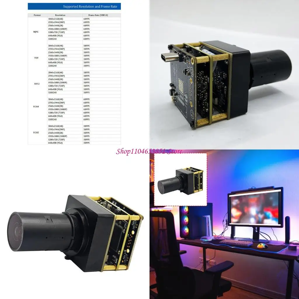 Wide 4K Camera Module IMX585 Sensoring 8MP For Security Monitoring
Wide 4K Camera Module IMX585 Sensoring 8MP For Security Monitoring