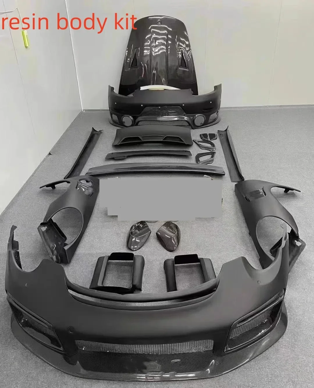 carbon fiber resin body kit Front Rear Bumper Assembly for Porsche 991 911 upgrade to GT2 RS side skirt engine hood frnder grill
carbon fiber resin body kit Front Rear Bumper Assembly for Porsche 991 911 upgrade to GT2 RS side skirt engine hood frnder grill