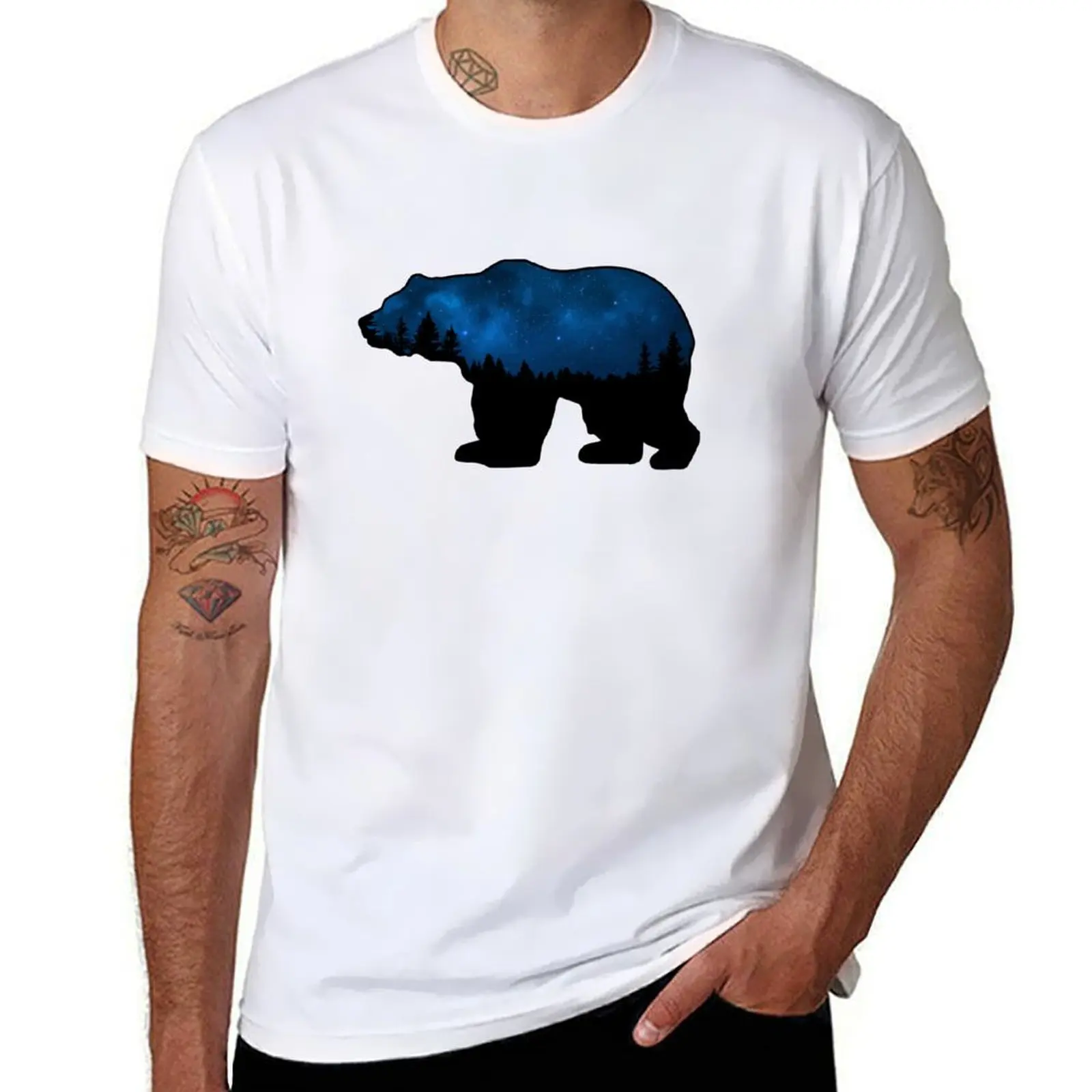 Forest Night Bear T-Shirt quick drying for a boy cotton man t-shirts t shirts for men graphic
Forest Night Bear T-Shirt quick drying for a boy cotton man t-shirts t shirts for men graphic