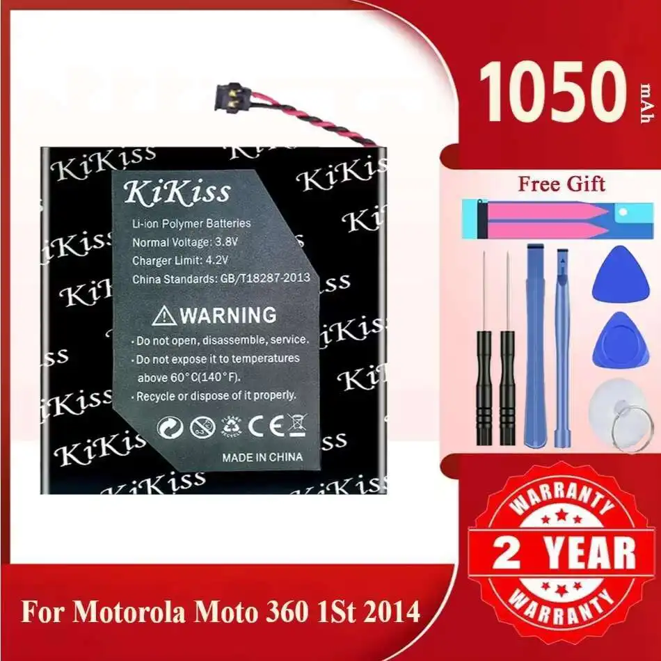 Аккумулятор KiKiss 1050 мАч WX30 для Motorola Moto 360 (1-го поколения) Smart Watch 360 1-го поколения 2014 Аккумуляторы для умных часов + бесплатные инструменты
Аккумулятор KiKiss 1050 мАч WX30 для Motorola Moto 360 (1-го поколения) Smart Watch 360 1-го поколения 2014 Аккумуляторы для умных часов + бесплатные инструменты