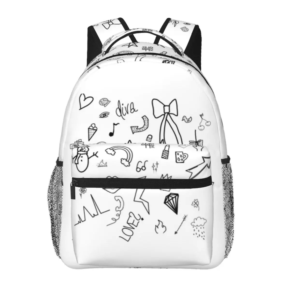 Doodles Backpack Student Boys Girls BookBag Children School Bag Laptop Shoulder Bags for Men Women
Doodles Backpack Student Boys Girls BookBag Children School Bag Laptop Shoulder Bags for Men Women