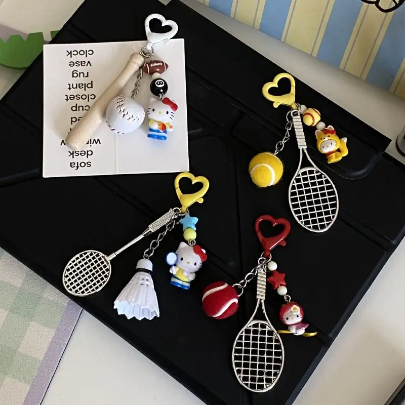 New Hello Kitty Sanrio Kawaii Anime Key Chain Accessories Cute Sweet Cartoon Baseball Bag Pendant Piece Lovely Gifts for Kids
New Hello Kitty Sanrio Kawaii Anime Key Chain Accessories Cute Sweet Cartoon Baseball Bag Pendant Piece Lovely Gifts for Kids