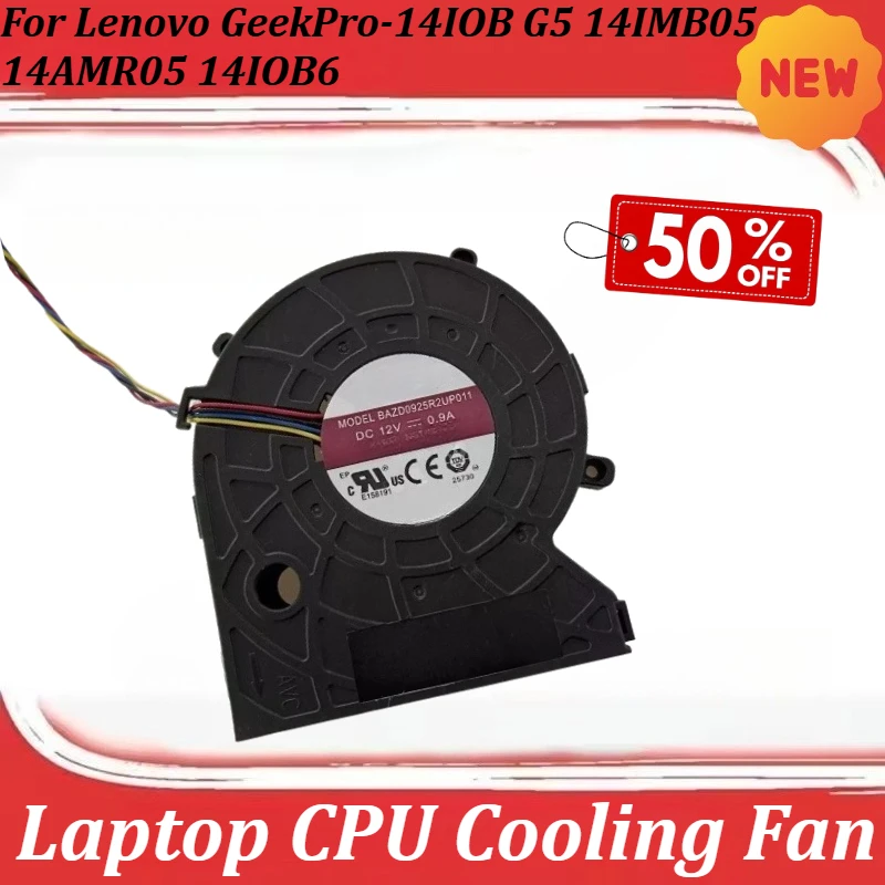 Вентилятор охлаждения процессора ноутбука для Lenovo GeekPro-14IOB G5 14IMB05 14AMR05 14IOB6
Вентилятор охлаждения процессора ноутбука для Lenovo GeekPro-14IOB G5 14IMB05 14AMR05 14IOB6