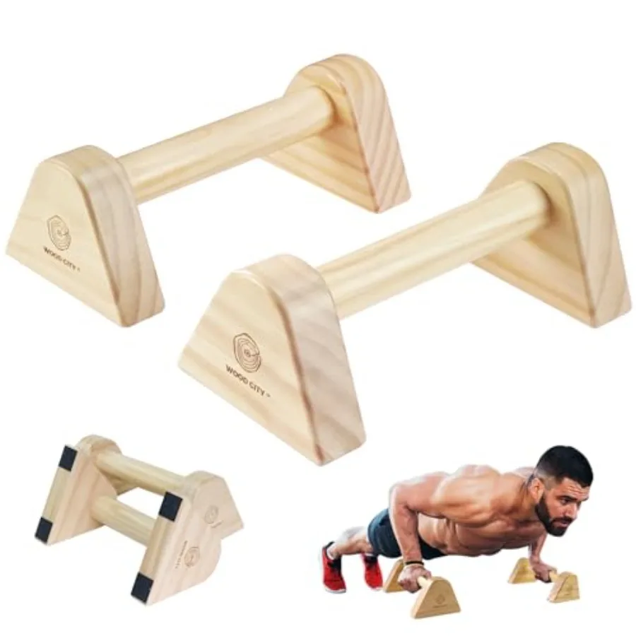 2 PCS Wood Push Up Bars Stands with Non-Slip Base, Supports Aerobics and Upper Body Strength Training for Men and Women, Joint-
2 PCS Wood Push Up Bars Stands with Non-Slip Base, Supports Aerobics and Upper Body Strength Training for Men and Women, Joint-