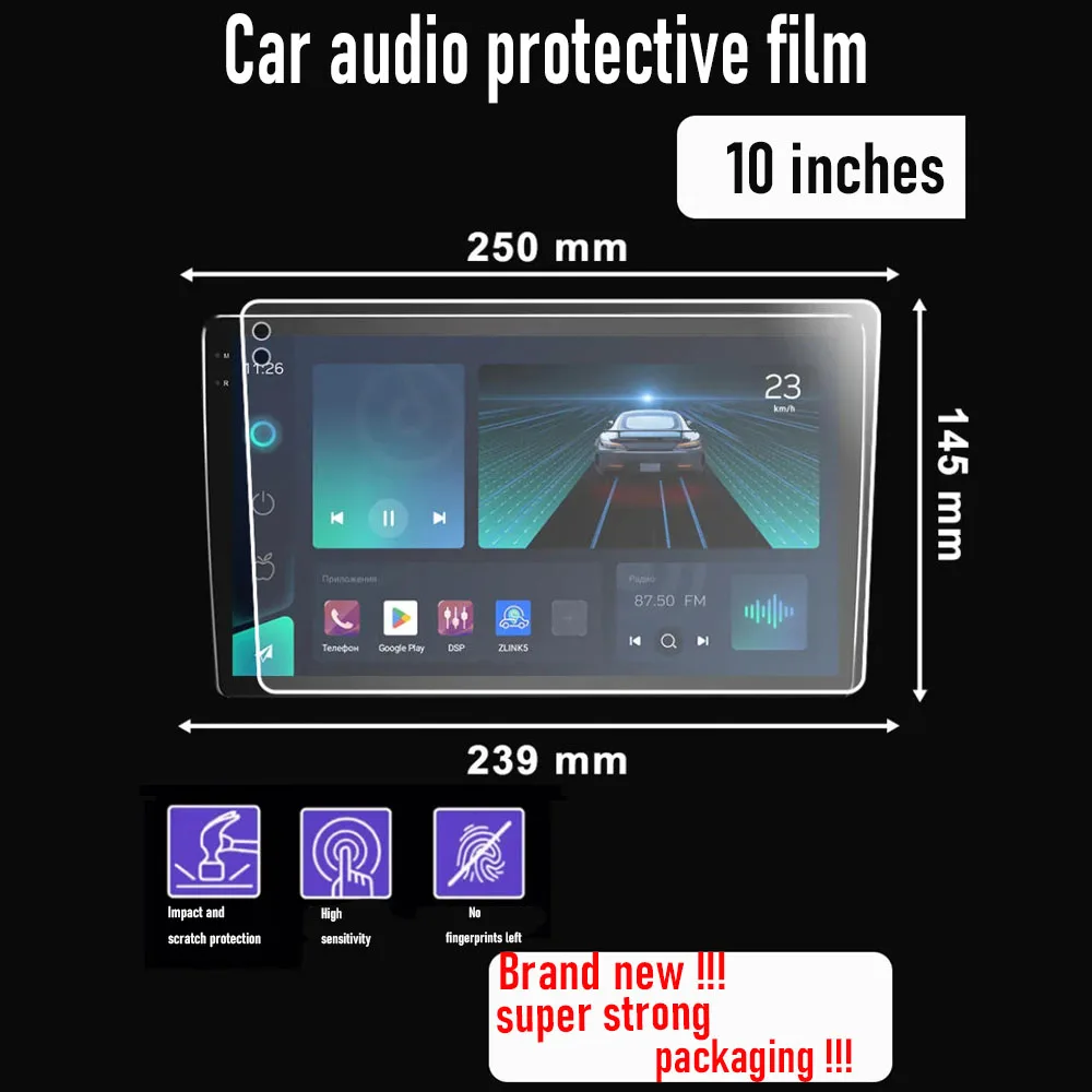 Car Tempered Glass Protective Film Car Sticker for 10Inch Radio Stereo GPS Touch Full LCD Screen High Definition Protective Film
Car Tempered Glass Protective Film Car Sticker for 10Inch Radio Stereo GPS Touch Full LCD Screen High Definition Protective Film