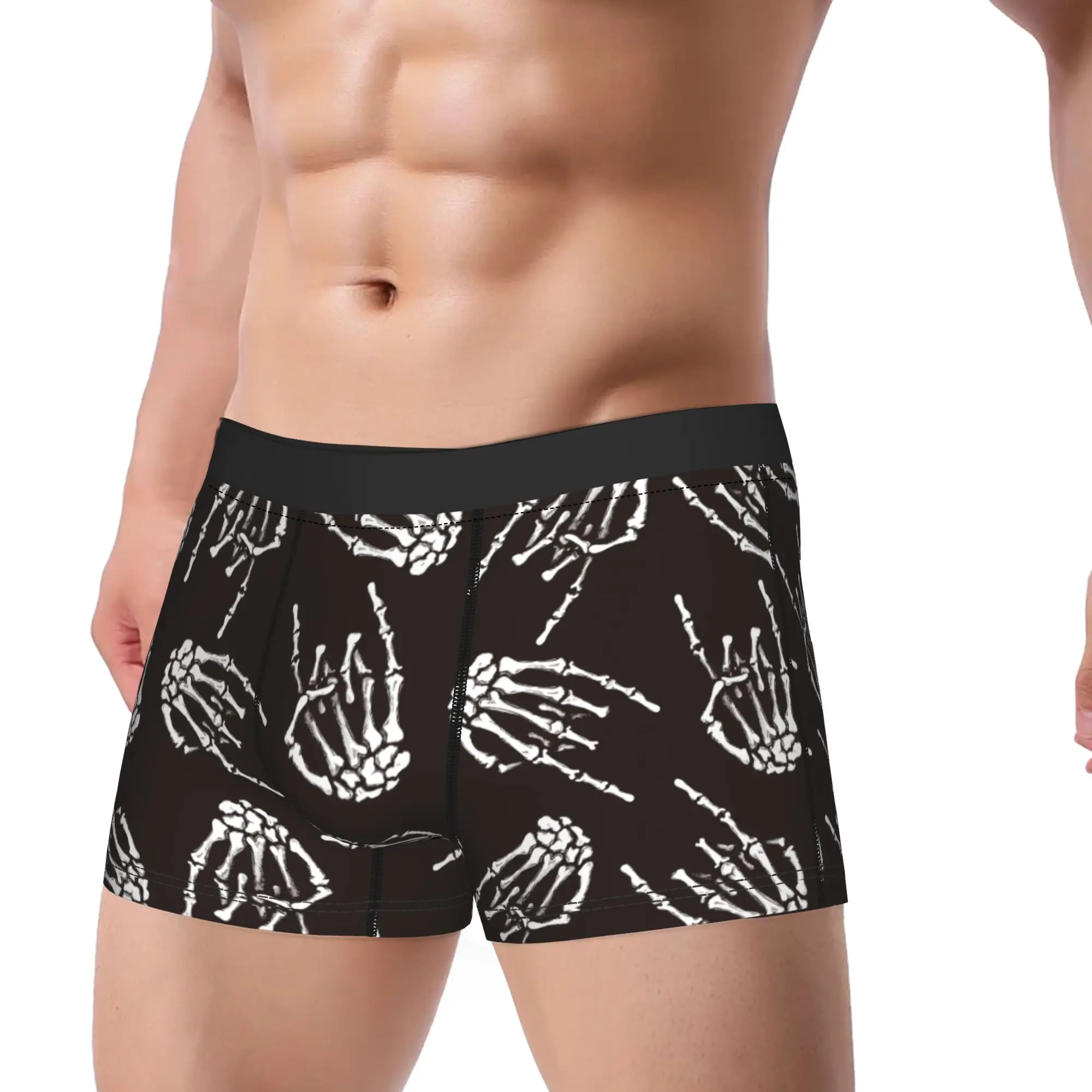 Funny Boxer Shorts Panties Briefs Men Rock Skeleton Of A Human Hand Underwear Polyester Underpants for Male Plus Size
Funny Boxer Shorts Panties Briefs Men Rock Skeleton Of A Human Hand Underwear Polyester Underpants for Male Plus Size