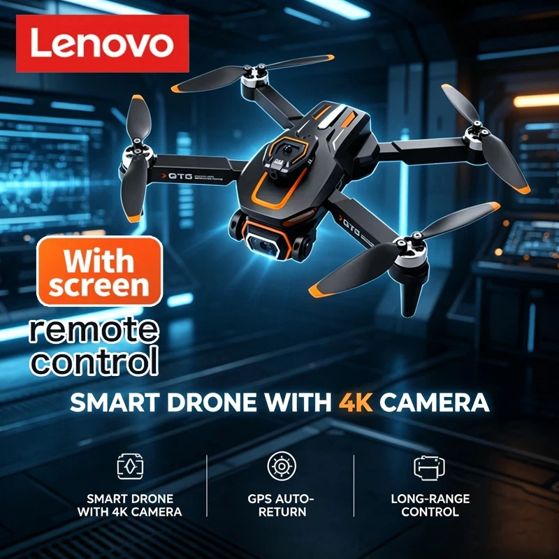 Lenovo GT5 8K Drone, Optical Flow Dual Wide-Angle Lens, Foldable, WiFi, Easy to Operate, Ideal Kids RC Toy & Outdoor Gift.
Lenovo GT5 8K Drone, Optical Flow Dual Wide-Angle Lens, Foldable, WiFi, Easy to Operate, Ideal Kids RC Toy & Outdoor Gift.