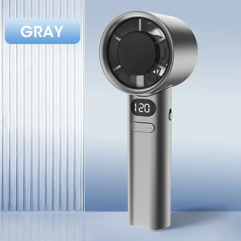 120 Wind Speeds High Speed Portable Handheld Mini Fan USB Rechargeable Personal Air Cooler For Camping
120 Wind Speeds High Speed Portable Handheld Mini Fan USB Rechargeable Personal Air Cooler For Camping