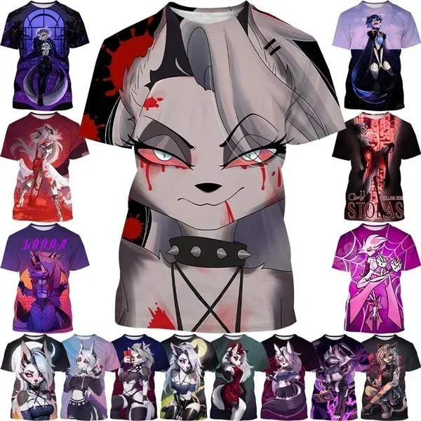 New Top Helluva Boss Loona 3D Printing T-shirt Personality Hip-hop Unisex Cartoon Street Short-sleeved
New Top Helluva Boss Loona 3D Printing T-shirt Personality Hip-hop Unisex Cartoon Street Short-sleeved