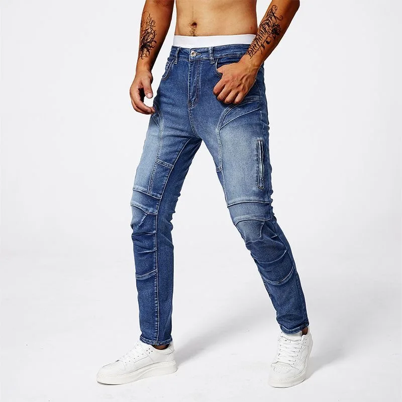 Spring and Autumn Fashion Solid Color Straight Leg Stretch Multi-Pocket Jeans Men's Loose Sport Comfortable High Quality Pants
Spring and Autumn Fashion Solid Color Straight Leg Stretch Multi-Pocket Jeans Men's Loose Sport Comfortable High Quality Pants