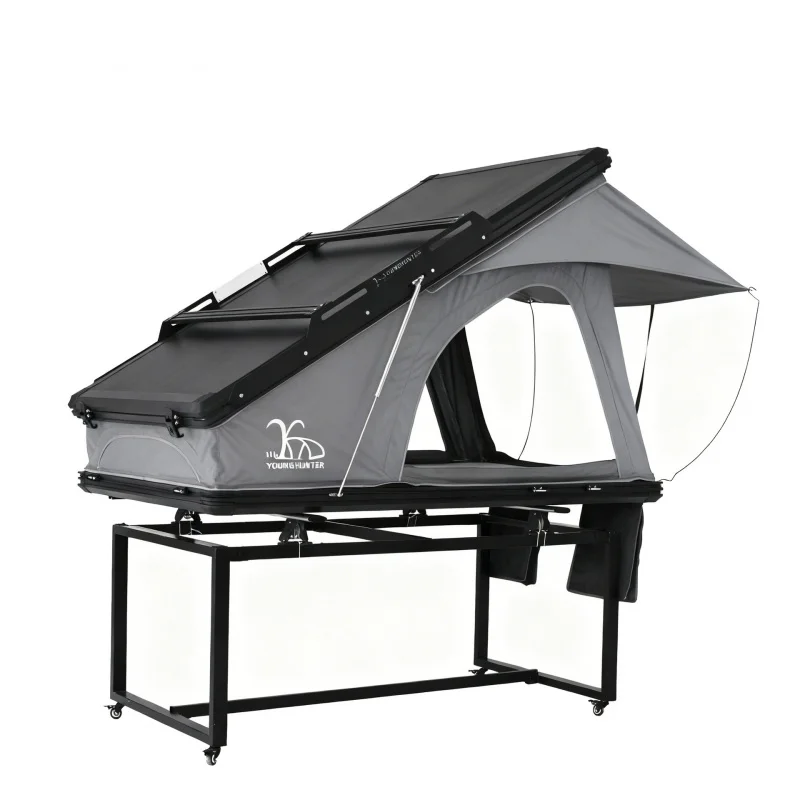 Triangular roof tent, no assembly required, fully automatic, quick-open, rainproof, hard-topSUVCamping tent
Triangular roof tent, no assembly required, fully automatic, quick-open, rainproof, hard-topSUVCamping tent