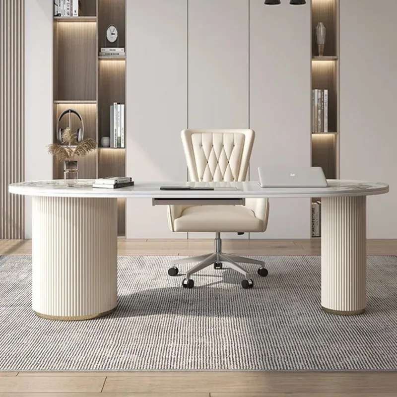Reception Designer Office Table Aesthetic Luxury Writing Executive Office Desk Specialty Commercial Mesa De Escritorio Furniture
Reception Designer Office Table Aesthetic Luxury Writing Executive Office Desk Specialty Commercial Mesa De Escritorio Furniture