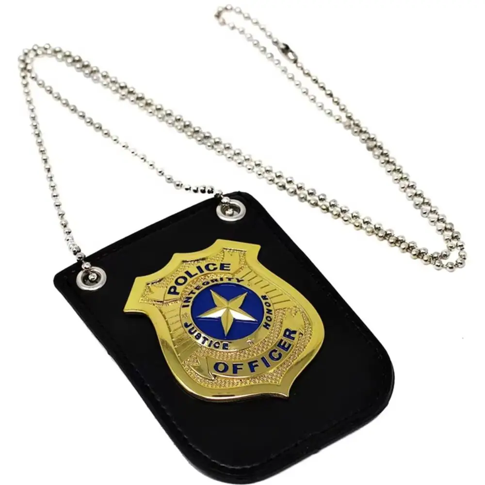 Dress Up Cosplay Police Badge Pretend Play With Chain Police Role Play Toy Police Officer Belt Clip Simulation Police Badge
Dress Up Cosplay Police Badge Pretend Play With Chain Police Role Play Toy Police Officer Belt Clip Simulation Police Badge