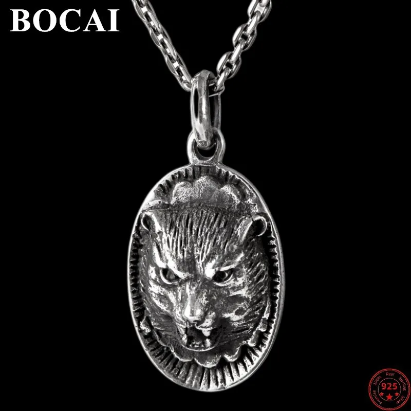 BOCAI S925 Стерлинговое серебро подвески для мужчин женщин Новая мода эллипс рельефный волк-король голова амулет ювелирные изделия Бесплатная доставка
BOCAI S925 Стерлинговое серебро подвески для мужчин женщин Новая мода эллипс рельефный волк-король голова амулет ювелирные изделия Бесплатная доставка