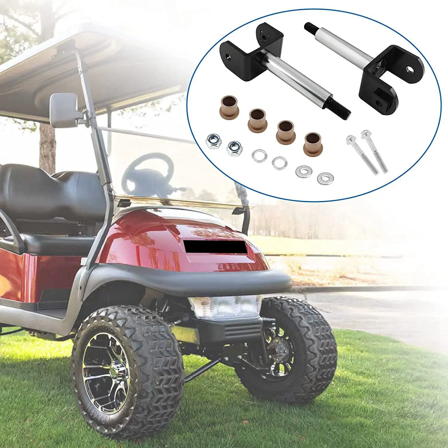 Highly Recommended Golf Cart Front End King Pin Repair Kit For Club Car Precedent 2004-Up G&E 103638601 102287201 7048/102288201
Highly Recommended Golf Cart Front End King Pin Repair Kit For Club Car Precedent 2004-Up G&E 103638601 102287201 7048/102288201