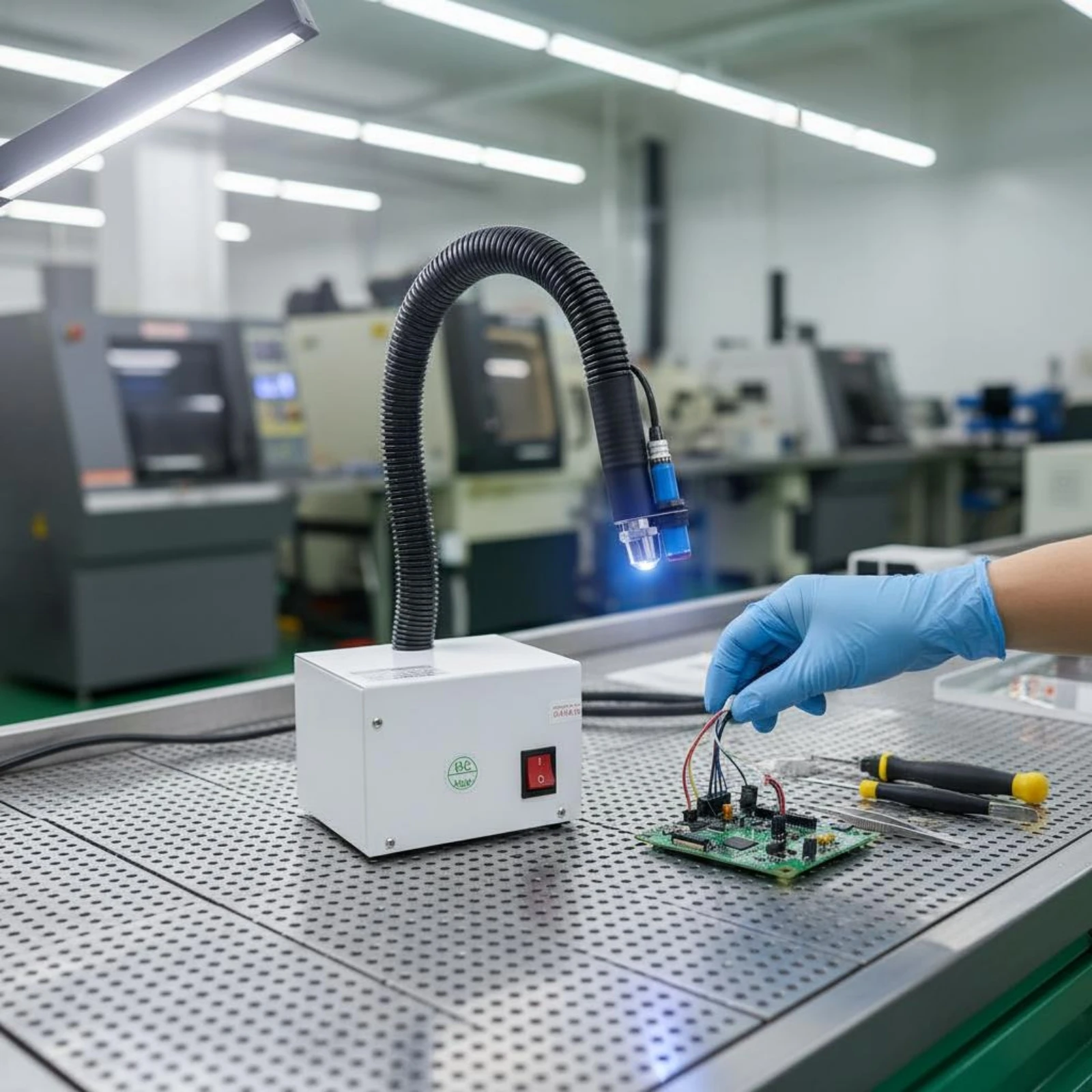 Ionizing Air Snake Chip Controlled Automatic Static Discharger Flexible Particles Blowing Tip Low Noise Functioning for Workshop
Ionizing Air Snake Chip Controlled Automatic Static Discharger Flexible Particles Blowing Tip Low Noise Functioning for Workshop