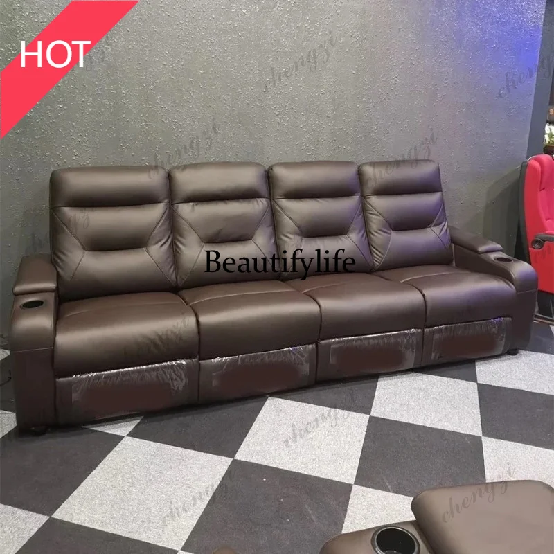 A49 Leather Sofa set With POWER RECLINING SEATS, Theater Electric Recliner Couch Nordic Seating Room Cinema Sofas
A49 Leather Sofa set With POWER RECLINING SEATS, Theater Electric Recliner Couch Nordic Seating Room Cinema Sofas