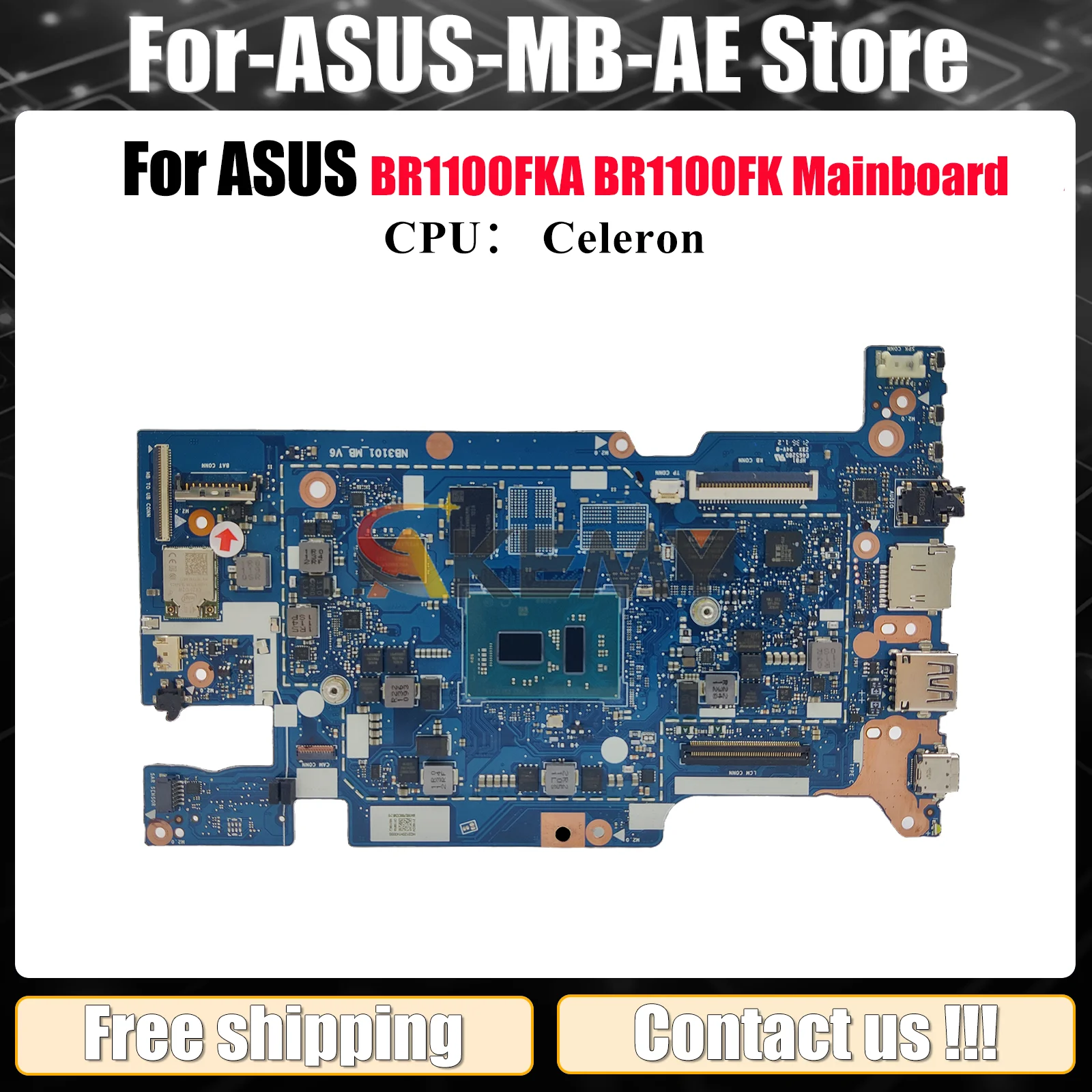 BR1100FKA Laptop Motherboard For ASUS ExpertBook BR1100FKA BR1100F Notebook Mainboard With Celeron CPU 100% tests OK fast ship
BR1100FKA Laptop Motherboard For ASUS ExpertBook BR1100FKA BR1100F Notebook Mainboard With Celeron CPU 100% tests OK fast ship