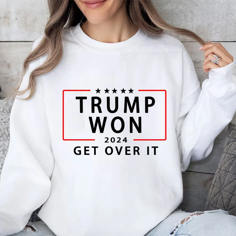Loose Casual Sweatshirt 2024 Us President Winner Trump Letter Graphic Print High Quality Cotton Crew Neck Shoulder Sweater
Loose Casual Sweatshirt 2024 Us President Winner Trump Letter Graphic Print High Quality Cotton Crew Neck Shoulder Sweater