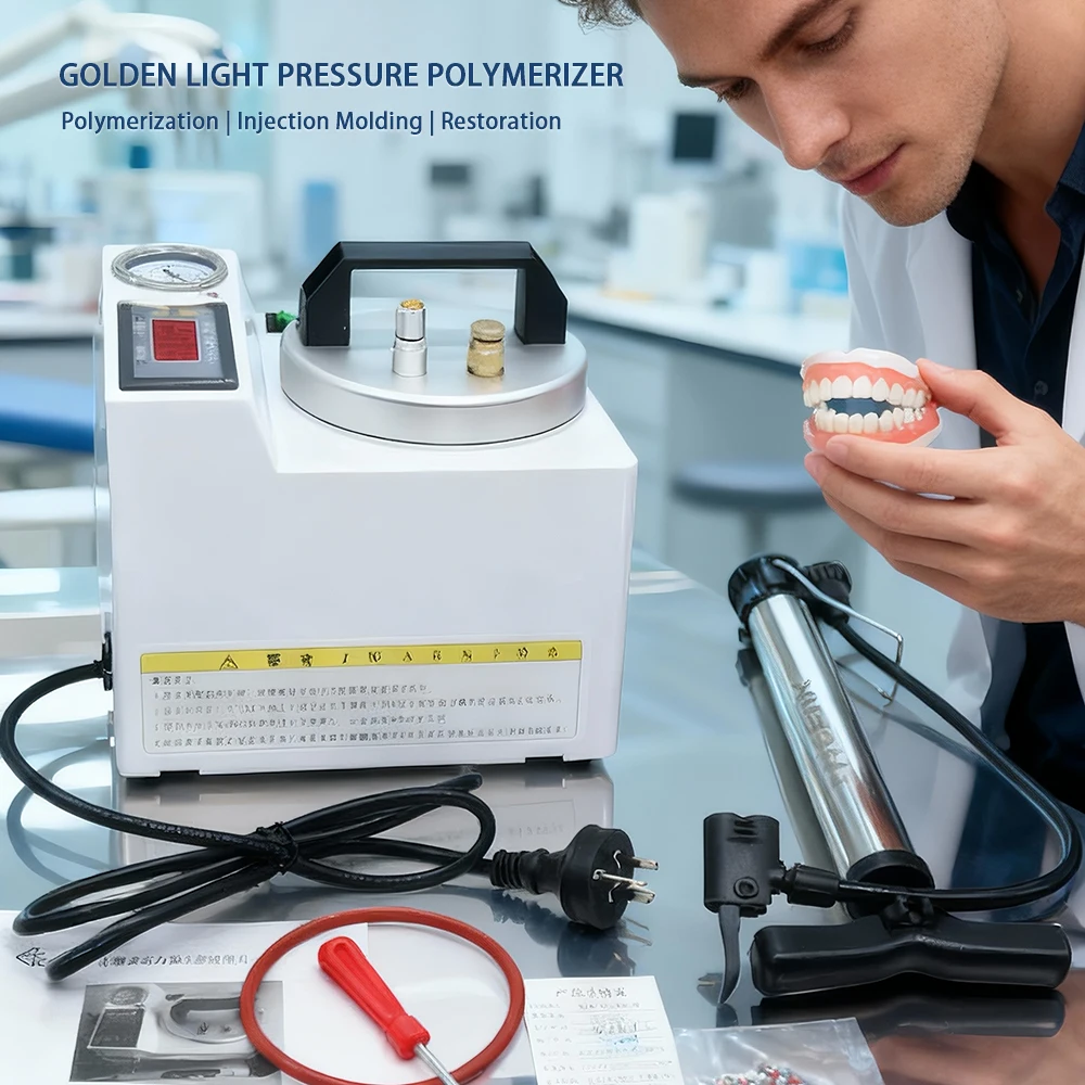 Стоматологический полимеризатор для протезов, цифровой аппарат для инжекционного формования зубных протезов, зуботехническая полимеризационная машина для офиса
Стоматологический полимеризатор для протезов, цифровой аппарат для инжекционного формования зубных протезов, зуботехническая полимеризационная машина для офиса