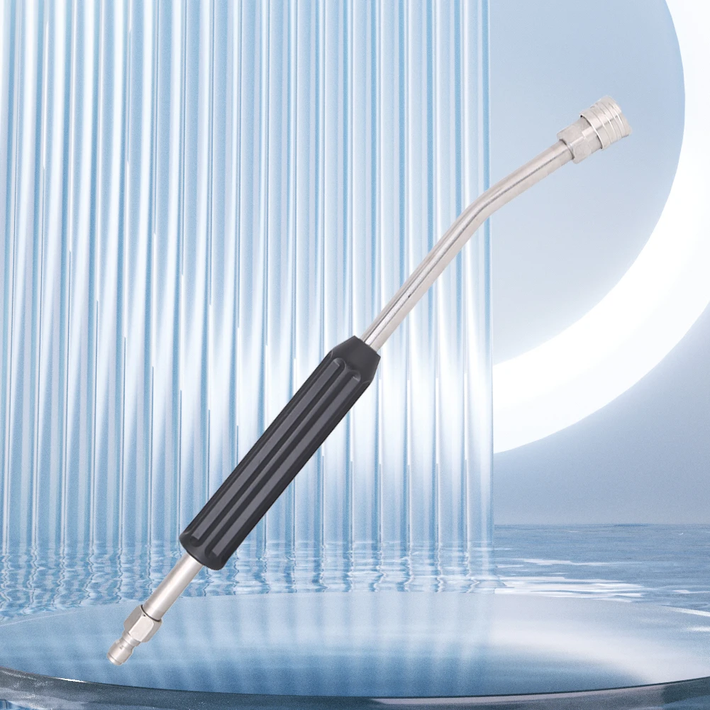High Pressure Car Jet Washer Lance Nozzle Stainless Steel Water Gun Extender Rod Curved 1/4 Quick Connector Car Wash Accessories
High Pressure Car Jet Washer Lance Nozzle Stainless Steel Water Gun Extender Rod Curved 1/4 Quick Connector Car Wash Accessories