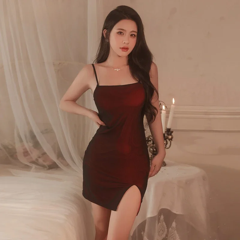 Sexy Bodycon Dress for Women Elegant Party Club Wearing Ladies Sling Chiffon Costumes Mesh Nightgown Babydoll Bed Temptation Set
Sexy Bodycon Dress for Women Elegant Party Club Wearing Ladies Sling Chiffon Costumes Mesh Nightgown Babydoll Bed Temptation Set