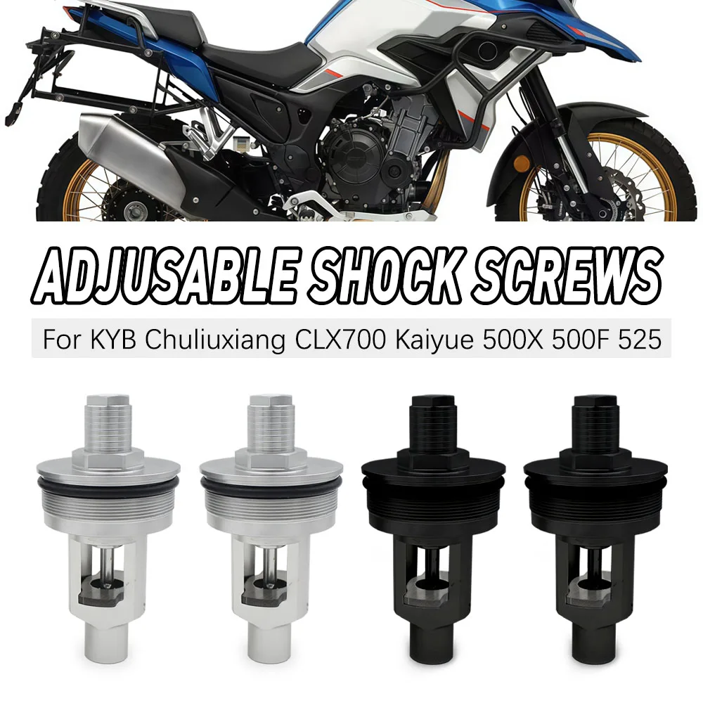 Motorcycle Preload Fork Caps Shock Absorber Screw For CFMOTO CLX700 800MT 800NK KOVE 525 500X F Adjustable Fork Bolts Pairs
Motorcycle Preload Fork Caps Shock Absorber Screw For CFMOTO CLX700 800MT 800NK KOVE 525 500X F Adjustable Fork Bolts Pairs