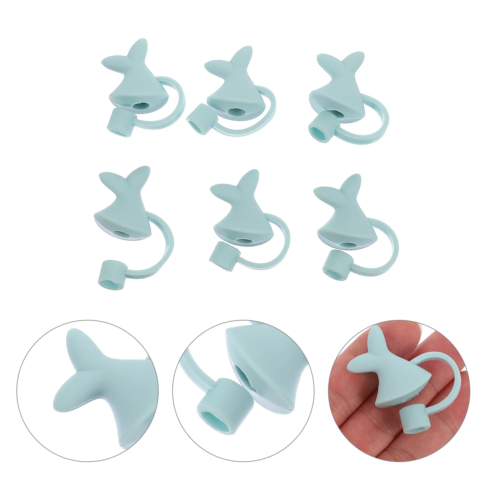 6Pcs Straw Tips Cover Silicone Dolphin Reusable Decorative Protector for Drinking Straws Splash Proof Sealing Cap
6Pcs Straw Tips Cover Silicone Dolphin Reusable Decorative Protector for Drinking Straws Splash Proof Sealing Cap