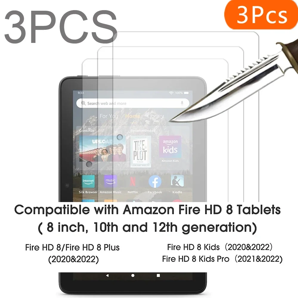 3 шт. стеклянная защитная пленка для экрана Fire HD 8 Plus kids pro (2020 и выпуск 2022 года), защитная пленка для планшета 10-го и 12-го поколения 9H
3 шт. стеклянная защитная пленка для экрана Fire HD 8 Plus kids pro (2020 и выпуск 2022 года), защитная пленка для планшета 10-го и 12-го поколения 9H