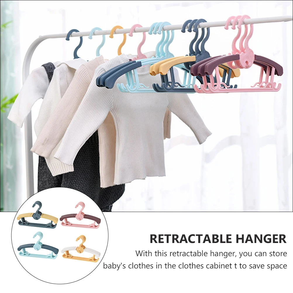 20pcs Retractable Clothes Hanger Adjustable Baby Clothes Drying Rack For Kids Closet Organization Non-Slip Home Supplies
20pcs Retractable Clothes Hanger Adjustable Baby Clothes Drying Rack For Kids Closet Organization Non-Slip Home Supplies