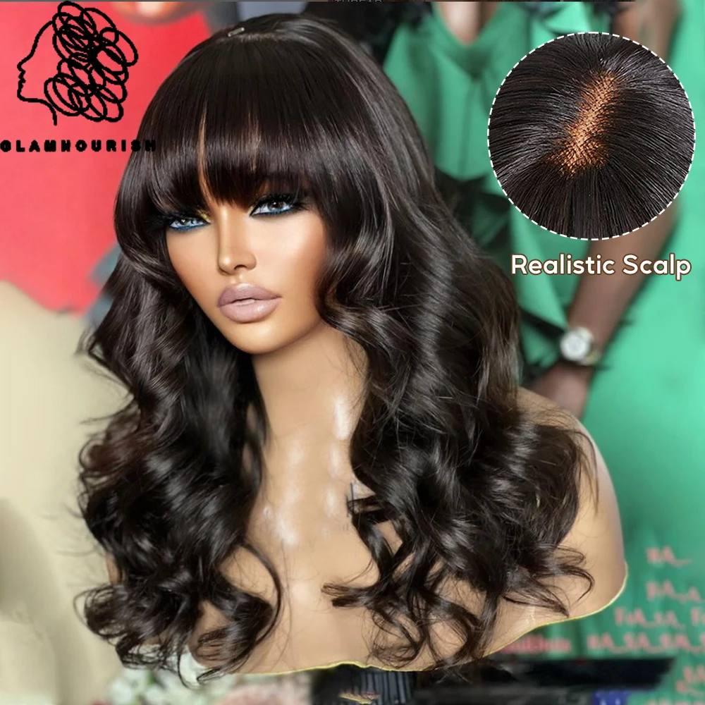 Body Wave Human Hair With Bangs 3x1.5 Lace Top Scalp Short Bob Fringe Wigs Brazilian Human Hair Glueless Bang Wigs For Women
Body Wave Human Hair With Bangs 3x1.5 Lace Top Scalp Short Bob Fringe Wigs Brazilian Human Hair Glueless Bang Wigs For Women