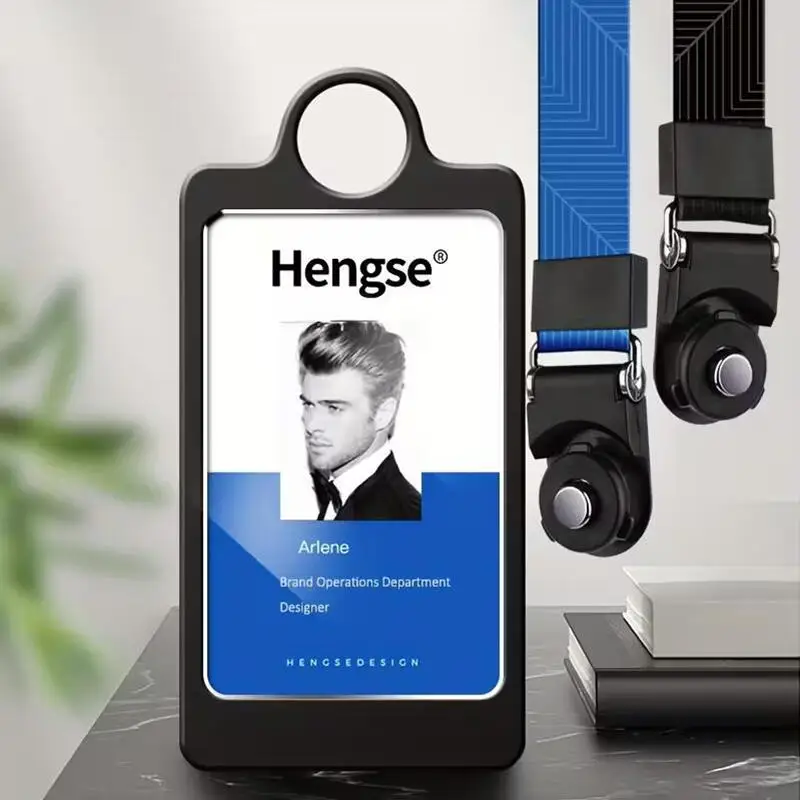 Aluminum Alloy ID Card Holder Badge Holder with Lanyard Professional ID Name Tag Case for Office Employee Staff Work ID Card
Aluminum Alloy ID Card Holder Badge Holder with Lanyard Professional ID Name Tag Case for Office Employee Staff Work ID Card