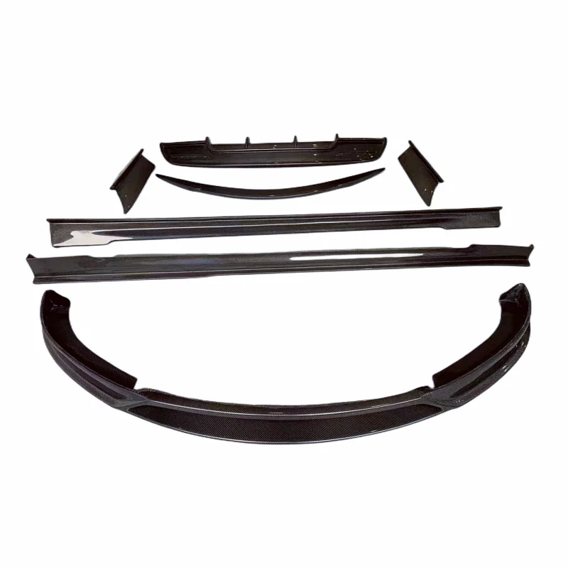 Carbon Fiber RZ Style Front Bumper Edge Side Skirts Rear Diffuser air Knife Spoiler Body Kit for T Model S 12-16
Carbon Fiber RZ Style Front Bumper Edge Side Skirts Rear Diffuser air Knife Spoiler Body Kit for T Model S 12-16