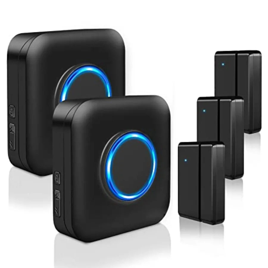 Door Chime Wireless Door Chimes When Door Open Entry Alarm 600FT Range with 58 Chimes 5 Volume Levels LED Indicator for Busines
Door Chime Wireless Door Chimes When Door Open Entry Alarm 600FT Range with 58 Chimes 5 Volume Levels LED Indicator for Busines