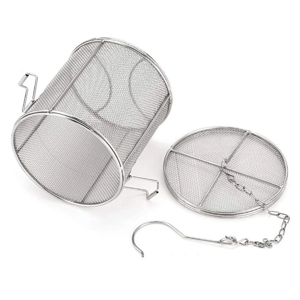 Stainless Steel Infuser Spice Filter Basket for Cooking Soup Stewed Meat Brine Tool Multi Use Herb Tea Infuser Kitchen Bar
Stainless Steel Infuser Spice Filter Basket for Cooking Soup Stewed Meat Brine Tool Multi Use Herb Tea Infuser Kitchen Bar