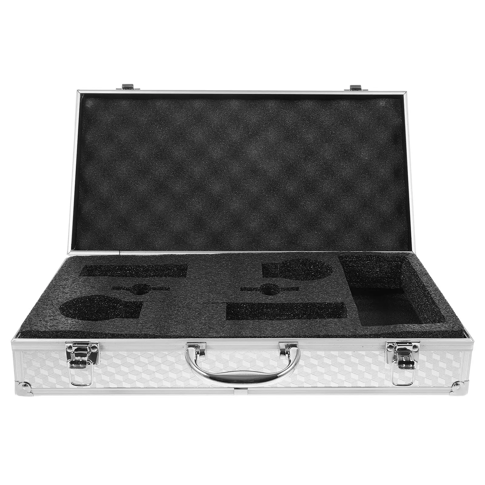 Handheld Microphone Box White Extended Version Protective Aluminum Case for Wireless Mics Durable Storage Solution
Handheld Microphone Box White Extended Version Protective Aluminum Case for Wireless Mics Durable Storage Solution