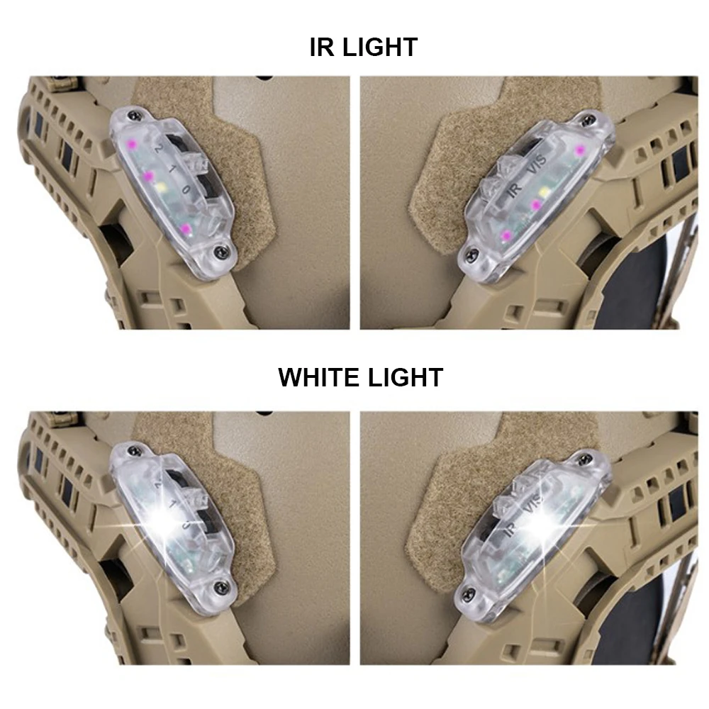 Комплект из 2 тактических фонарей для шлема: сигнальный фонарь на ARC-рейку, режимы белый/ИК, для охоты, кемпинга, выживания, безопасности, стробоскоп для шлема
Комплект из 2 тактических фонарей для шлема: сигнальный фонарь на ARC-рейку, режимы белый/ИК, для охоты, кемпинга, выживания, безопасности, стробоскоп для шлема